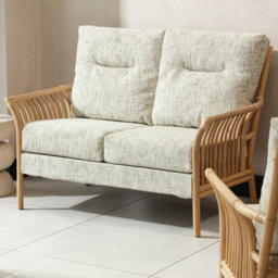 Desser Solo 2 Seater Natural Rattan Apple Crumble Sofa