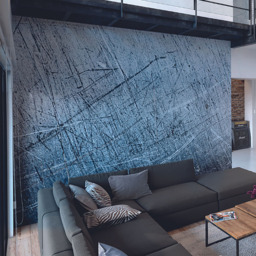 Origin Murals Vintage Wood Effect White Wall Mural