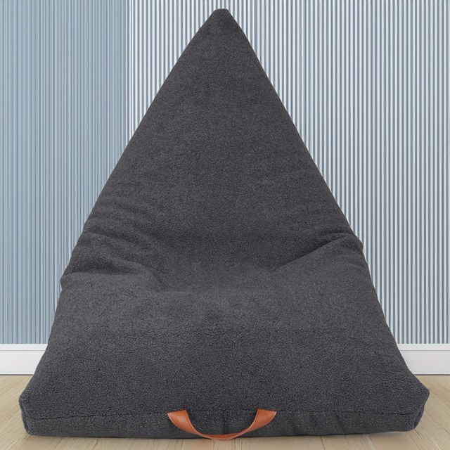 Kaikoo Boucle Triangle Bean Bag with PVC Handle - image 1