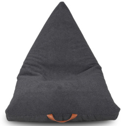 Kaikoo Boucle Triangle Bean Bag with PVC Handle - thumbnail 2