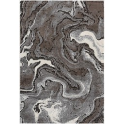 Desire Rugs Eleanor Marble Embossed Grey Rug 80 x 150cm - thumbnail 1