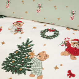 Buddy Bear Christmas Duvet Set Single - thumbnail 4