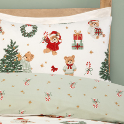 Buddy Bear Christmas Duvet Set Single - thumbnail 3