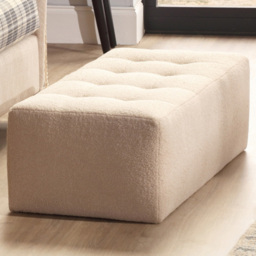 Desser Furniture Latte Small Rectangular Ottoman - thumbnail 1