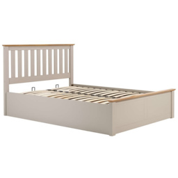 Phoenix Double Grey Ottoman Bed - thumbnail 2