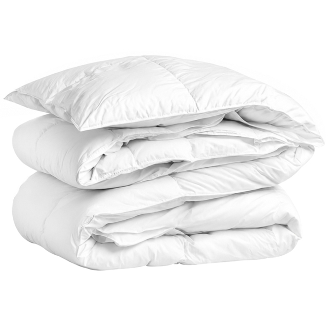 MHG Living King Size White Duck Feather and Down All Seasons Duvet 10.5 Tog - image 1