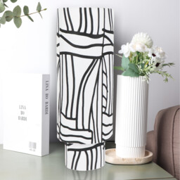 Kenzie Pattern Table Lamp Monochrome - thumbnail 2
