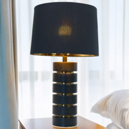Kai Black and Brass Table Lamp - thumbnail 2