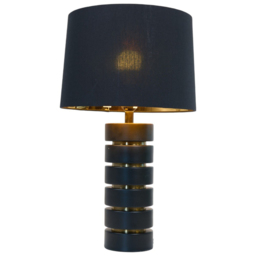 Kai Black and Brass Table Lamp - thumbnail 4