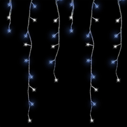 The Christmas Workshop 360 LED Icicle String Light Blue and White