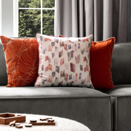 Voyage Maison Additions Arwen Rosewater Printed Feather Filled Cushion 50cm - thumbnail 2