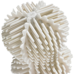 ReBorn Recycled Plastic Stone Effect Toilet Brush with Replaceable Screw-in Heads - thumbnail 4