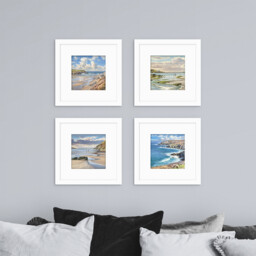 Single Coastal Scene Multicolour 22 x 22cm Framed Print in Assorted styles - thumbnail 2