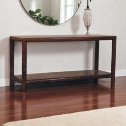 Artisan Furniture Regency Dark Brown Single Shelf Solid Wood Bench