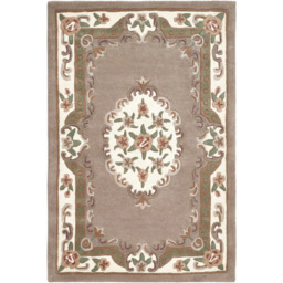Origins Shensi Beige Wool Rug 75 x 150cm - thumbnail 1