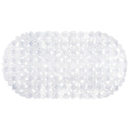 Clear Pebbles PVC Bath Mat 67 x 35cm - thumbnail 1