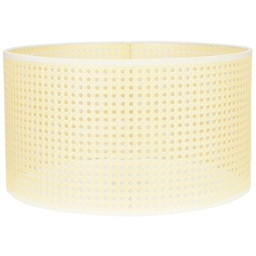 ValueLights Reni Wicker Drum Ceiling Lamp Shade 45cm - thumbnail 1