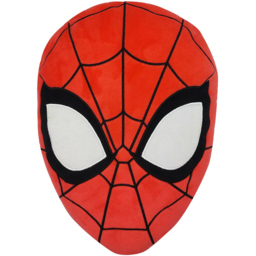 Spiderman Head Shaped Cushion Red