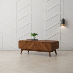 Kudl 2 Door Columbian Walnut Coffee Table - thumbnail 3