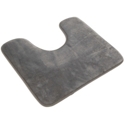 Silver Memory Foam Bath Mat 50 x 80cm 2 Pack - thumbnail 1
