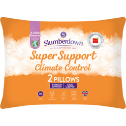 Slumberdown Climate Control Super Support Pillow 2 Pack