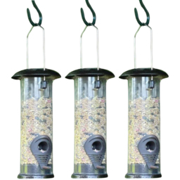 Marco Paul Wild Bird Hammertone Seed Feeder 3 Pack