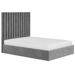 Flair Everley Grey Double Ottoman Bed - thumbnail 3
