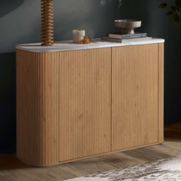 Birlea Kagu 2 Door Oak Sideboard - thumbnail 1