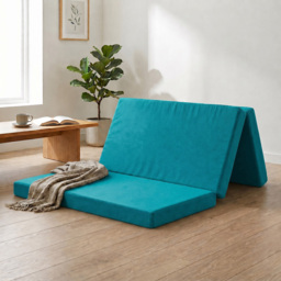 Visco Therapy Turquoise Double Folding Futon Z Bed Mattress