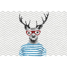 A.S Creation Modern Deer 1 Digital Mural - thumbnail 2
