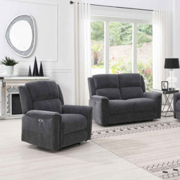 Eastside Dark Grey Power Recliner Chair - thumbnail 3