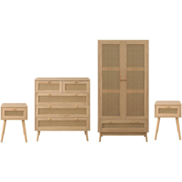Birlea Croxley Oak Bedroom Furniture Set - thumbnail 2