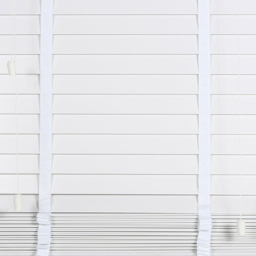 Ashwood Cotton White Venetian Blinds Cotton 120 x 160cm