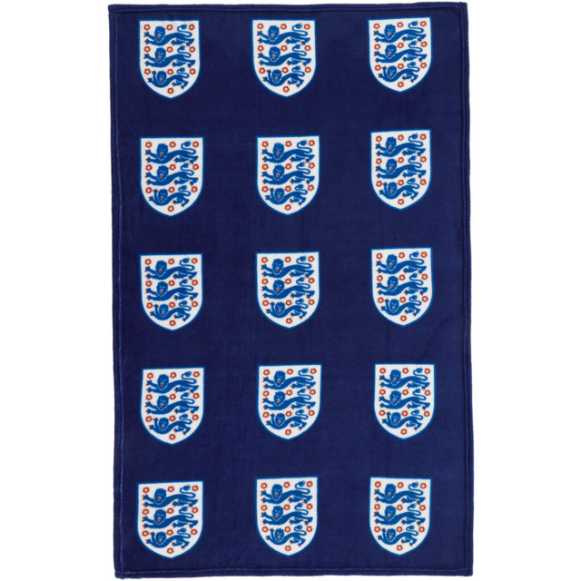 England Crests Throw Blue - image 1