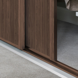 Spacepro Single Panel Walnut Sliding Door 2220 x 914mm - thumbnail 4