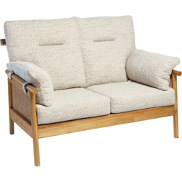 Desser Mindi 2 Seater Light Oak Natural Rattan Sutton Sofa - thumbnail 2