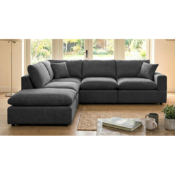 Artemis Home Cotleigh 5 Seater Charcoal Reversible Corner Sofa - thumbnail 2