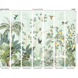 Origin Murals Lemon Tree Forest Green Wall Mural - thumbnail 3