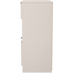 Crowndale Bora Kashmir Matt 2 Drawer Single Shelf Deep Chest of Drawers - thumbnail 3