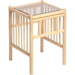 Desser Solo Natural Rattan Lamp Table - thumbnail 2