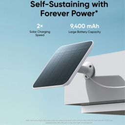 Eufy S330 4G LTE Solar Security Camera with Remote - thumbnail 3