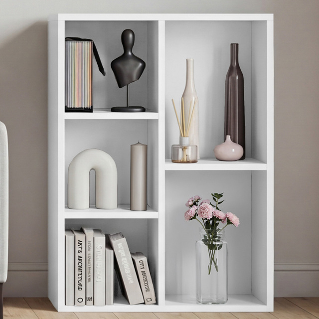 Vida Designs White 5 Shelf Cube Storage Unit - image 1