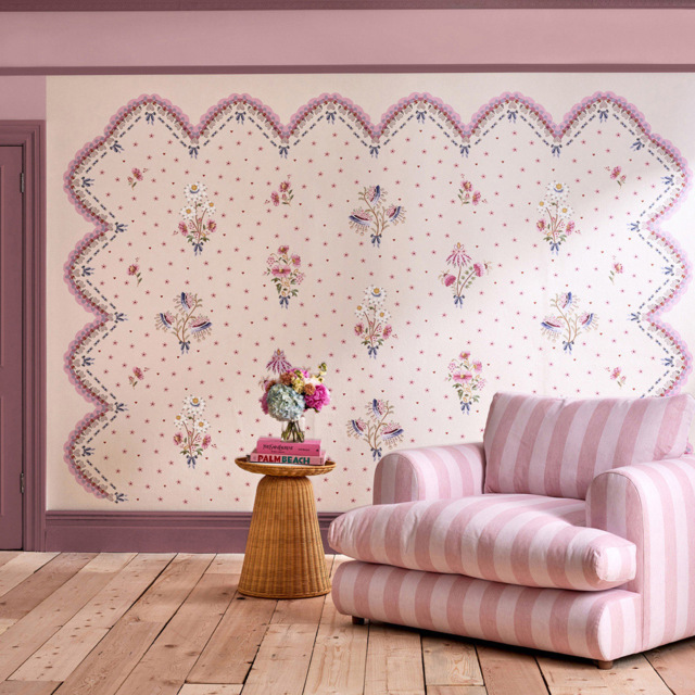 Cath Kidston Stitch In Time Pink Mural - image 1