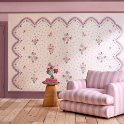 Cath Kidston Stitch In Time Pink Mural - thumbnail 1