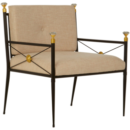 Premier Housewares Monroe Lounge Chair - thumbnail 2