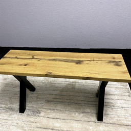 Kosy Koala Wooden Bench with Metal Legs - thumbnail 4