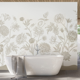 Origin Murals Jacobean Rose Trail Multi Wall Mural - thumbnail 1