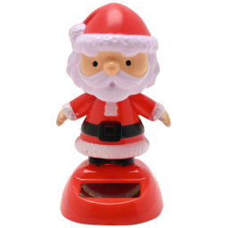 The Seasonal Gift Co. Solar Santa Bobble Head - thumbnail 1