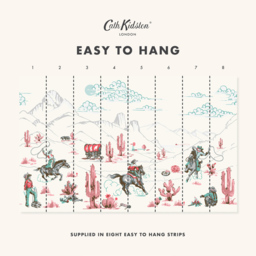 Cath Kidston Cowgirls Pink Mural - thumbnail 2