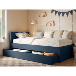Flair Oli Navy Single 2 Drawer Storage Bed - thumbnail 4